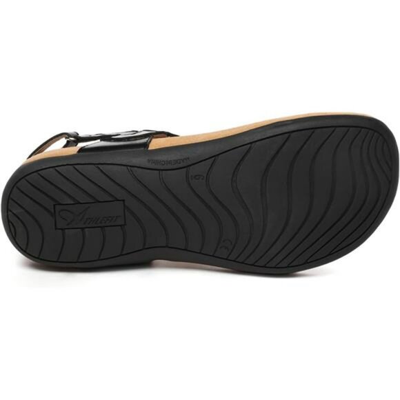 Women's Orthopedic Thong Sandals Arch Support T Strap Flat Comfort Shoes - Picture 3 of 7